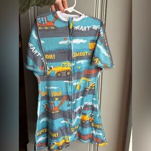 6/12M Zippadee Zip Sleeping Baby Construction Print Zip-Up Sleepsack Swaddle